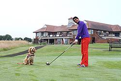 Naga Munchetty Tees Off at The Oxfordshire Golf Club in Aid of Hearing Dogs